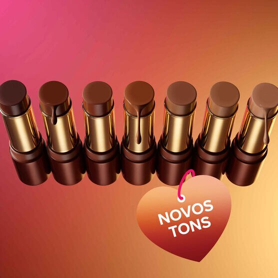 BRONZER E CONTORNO FACIAL EM BAST�O CHOCOLATE SOLEIL